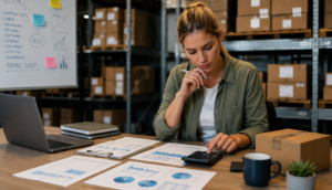 woman considering diy fulfillment costs